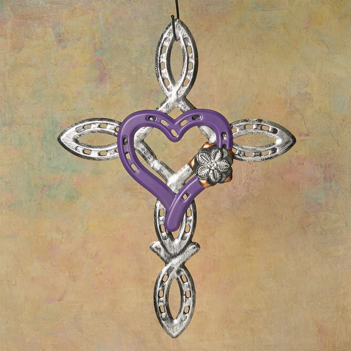 Christianartworkshop Cross with Heart Wall Decor: Love & Faith for Spiritual Spaces - image 2