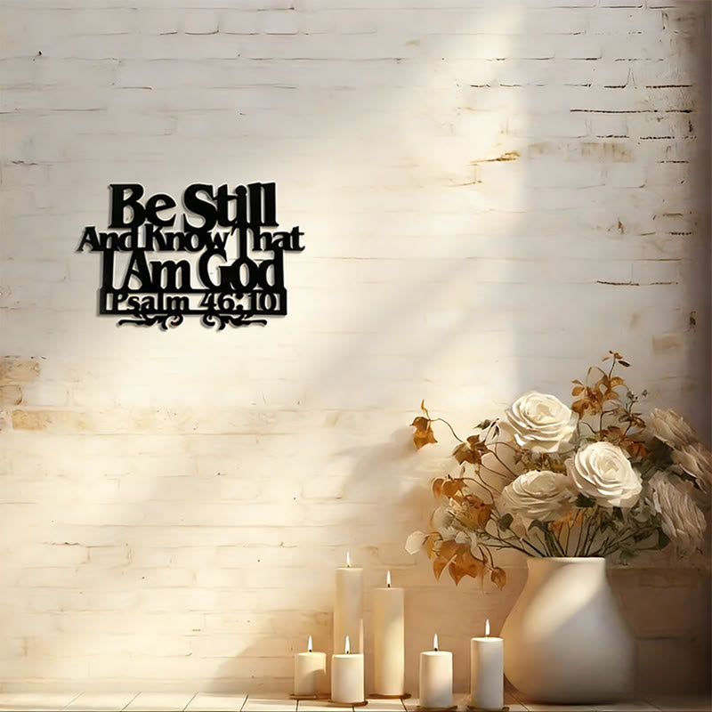 Christianartworkshop Psalm 46:10 Faith Decor: Quiet Reminder of His Sovereignty - image 4