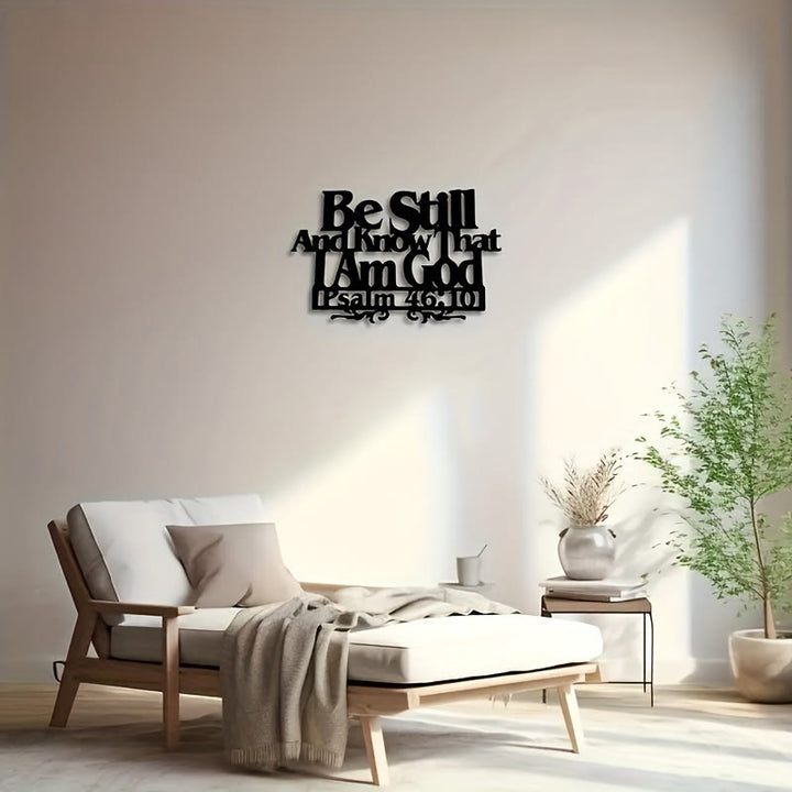 Christianartworkshop Psalm 46:10 Faith Decor: Quiet Reminder of His Sovereignty - image 5