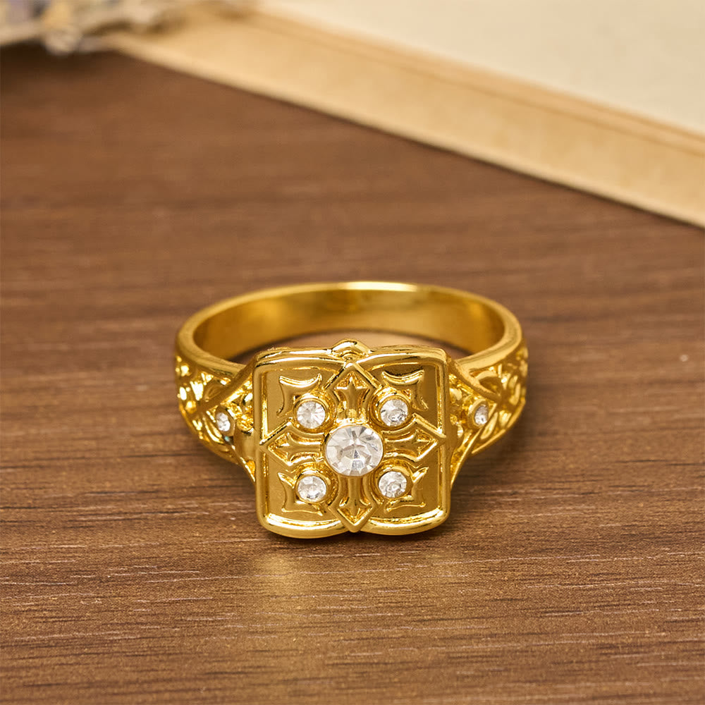 Christianartworkshop Locket Cross Ring: Devotion & Sacred Keepsake - image 2