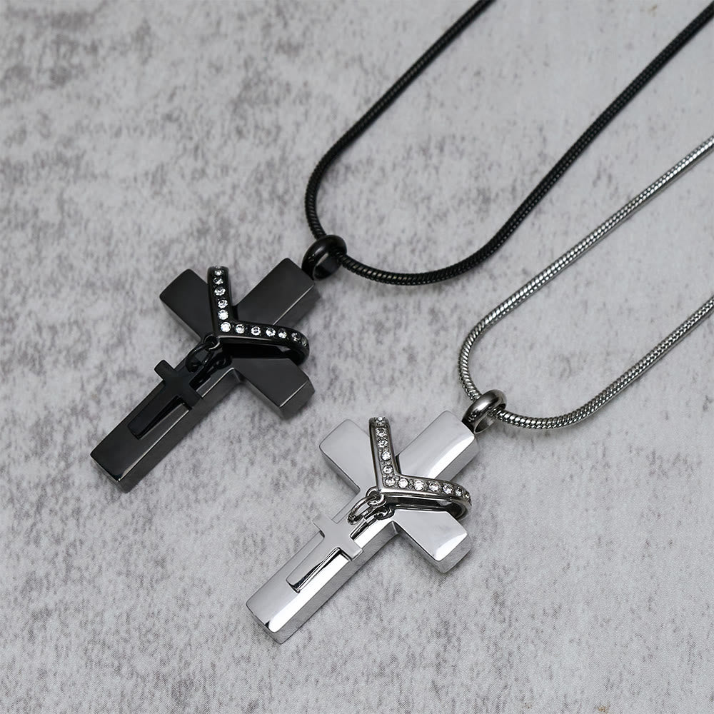 Christianartworkshop Detachable Inner Cross Necklace: Ground Your Faith in Love That Transcends - image 0