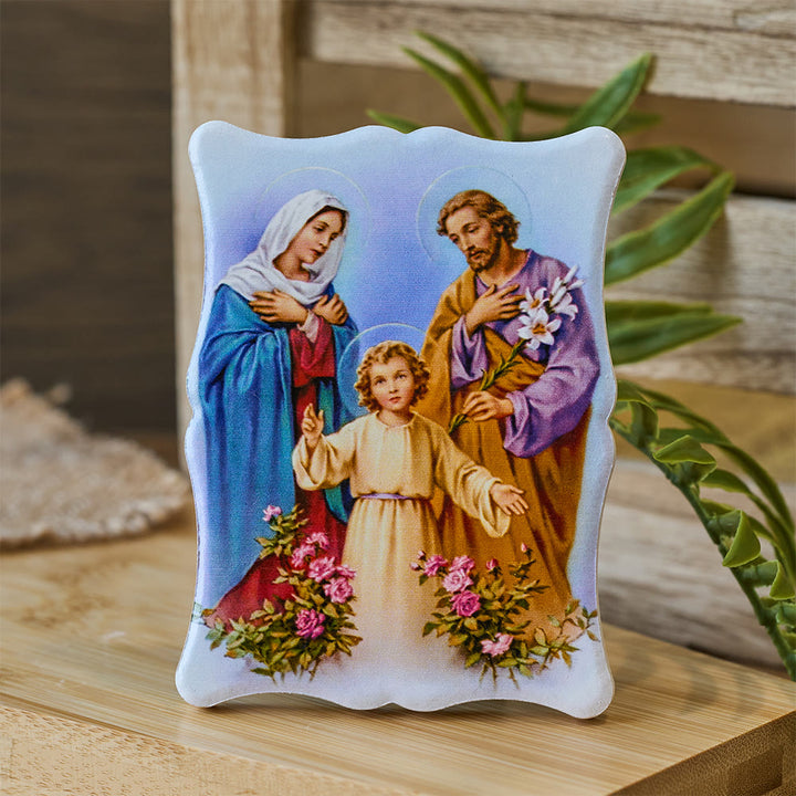 FREE Today: Vibrant Holy Family Ceramic Ornament: A Symbol of Familial Love and Grace - image 2