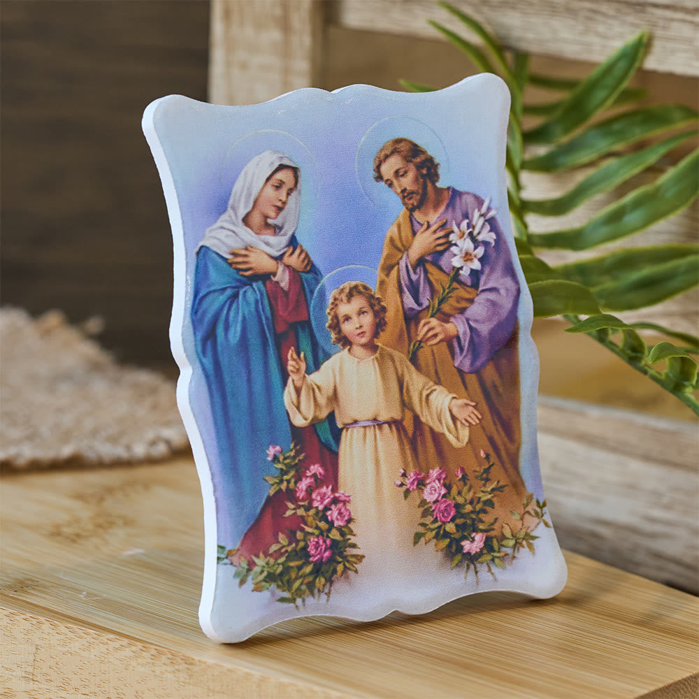 FREE Today: Vibrant Holy Family Ceramic Ornament: A Symbol of Familial Love and Grace - image 3