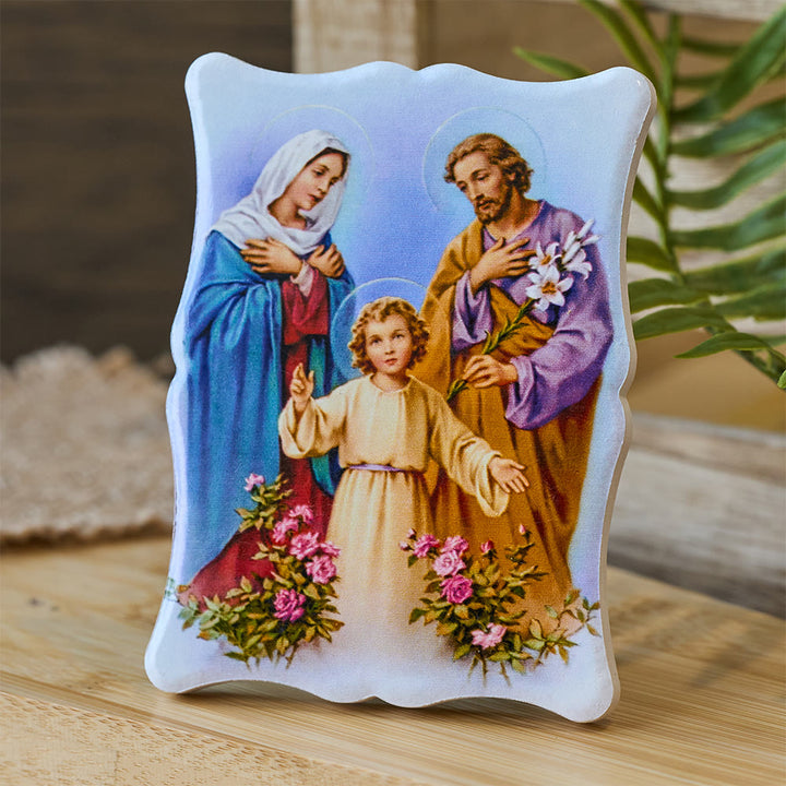 FREE Today: Vibrant Holy Family Ceramic Ornament: A Symbol of Familial Love and Grace - Holy Family - image 0