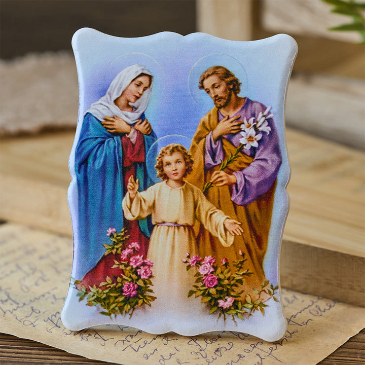 FREE Today: Vibrant Holy Family Ceramic Ornament: A Symbol of Familial Love and Grace - image 4
