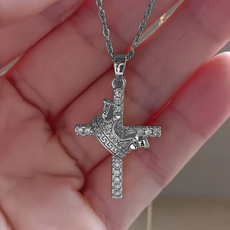 FREE Today: Cross & Crown Sparkle Necklace (2 Sizes): Embody Faith and Regal Devotion - image 11