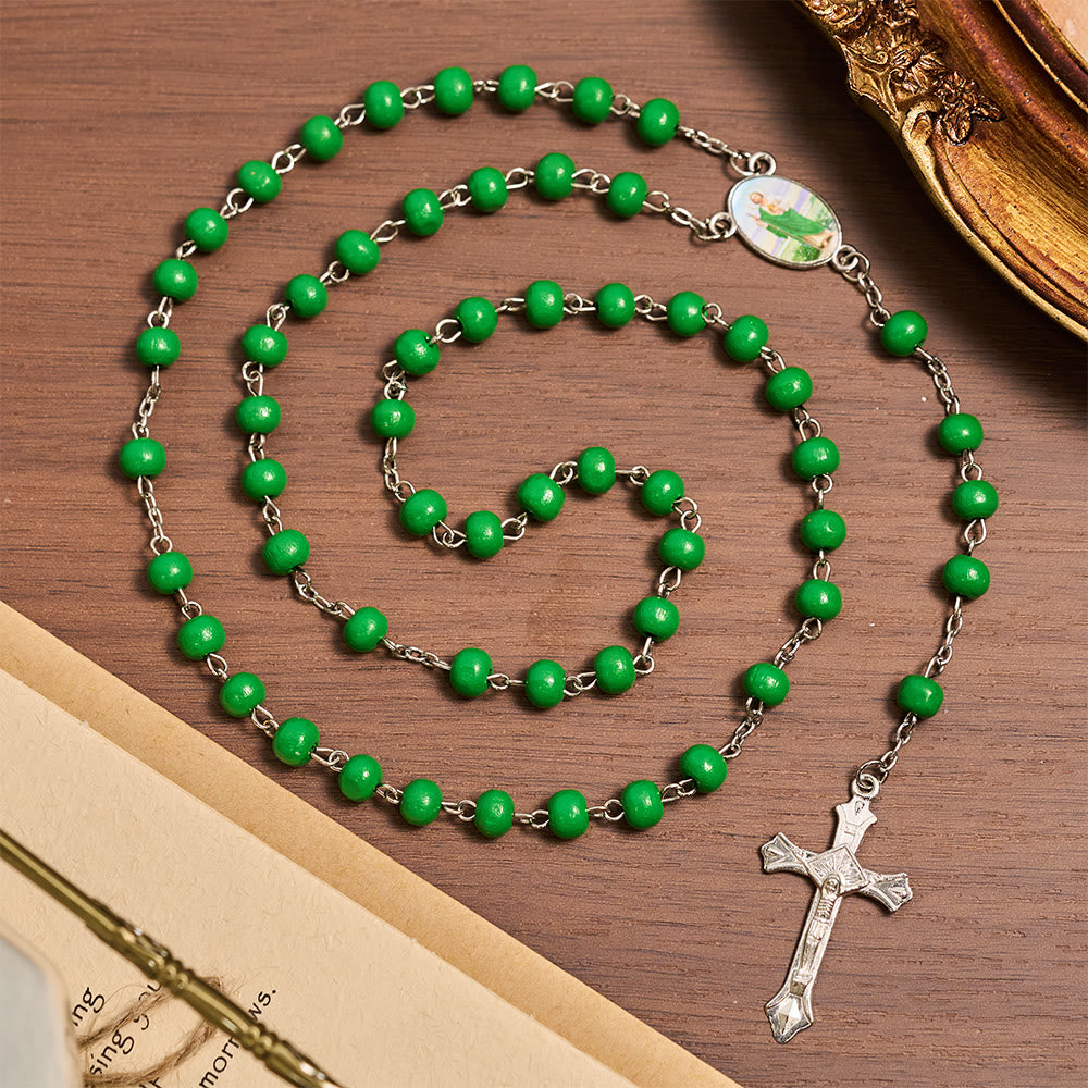 FREE Today: Saint Jude Scented Wood Rosary: Embody Faith and Fragrant Devotion - image 3