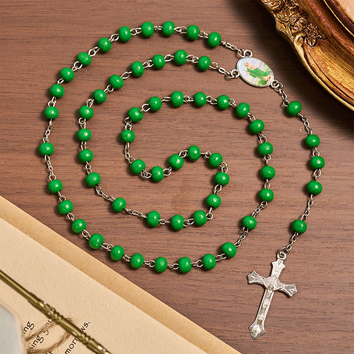 FREE Today: Saint Jude Scented Wood Rosary: Embody Faith and Fragrant Devotion - image 3