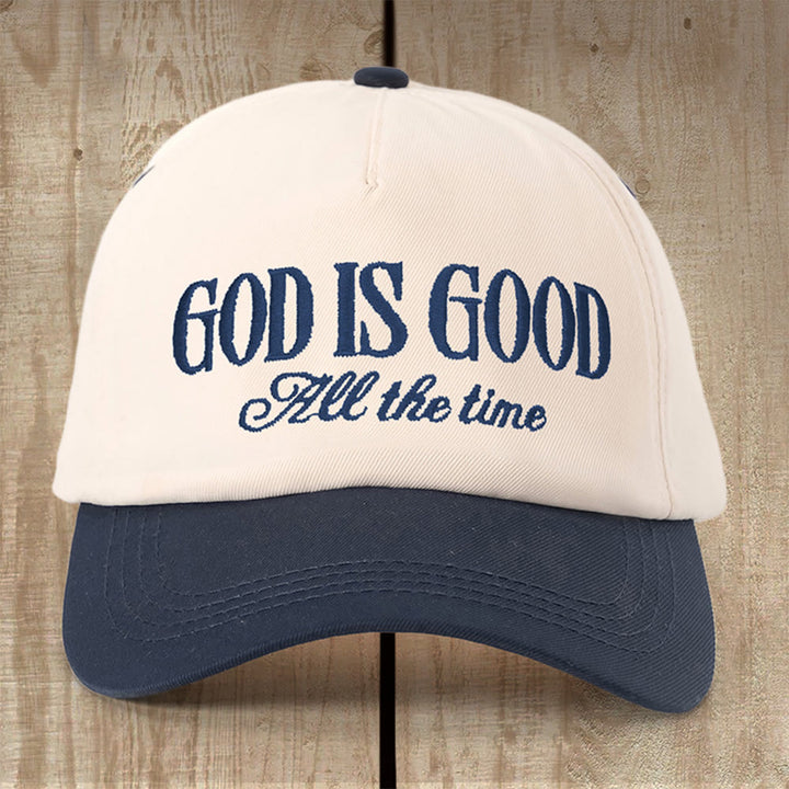Christianartworkshop Encouraging God Is Good Cap: Thoughtful Gift for Every Believer - Navy Blue - image 6