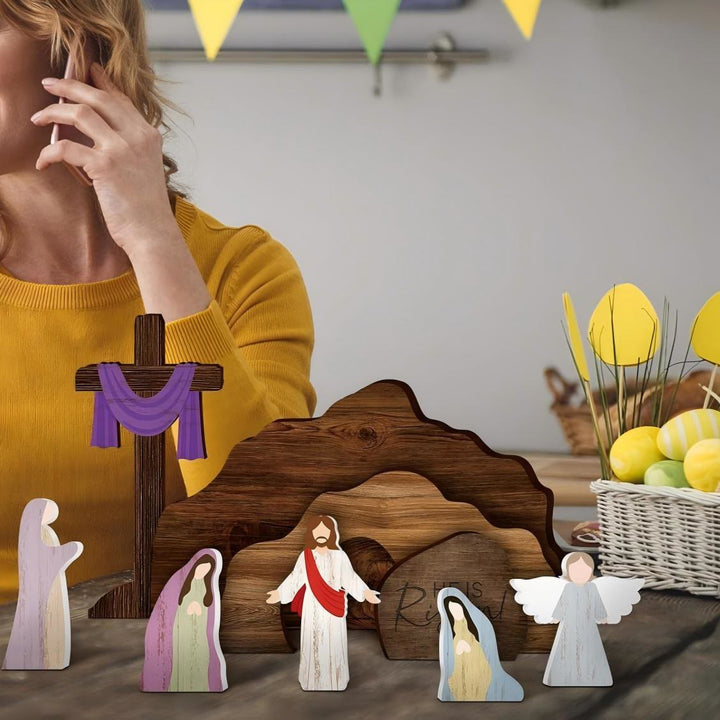 Christianartworkshop Resurrection Scene Easter Decor Set: A Symbol of Eternal Hope - image 3