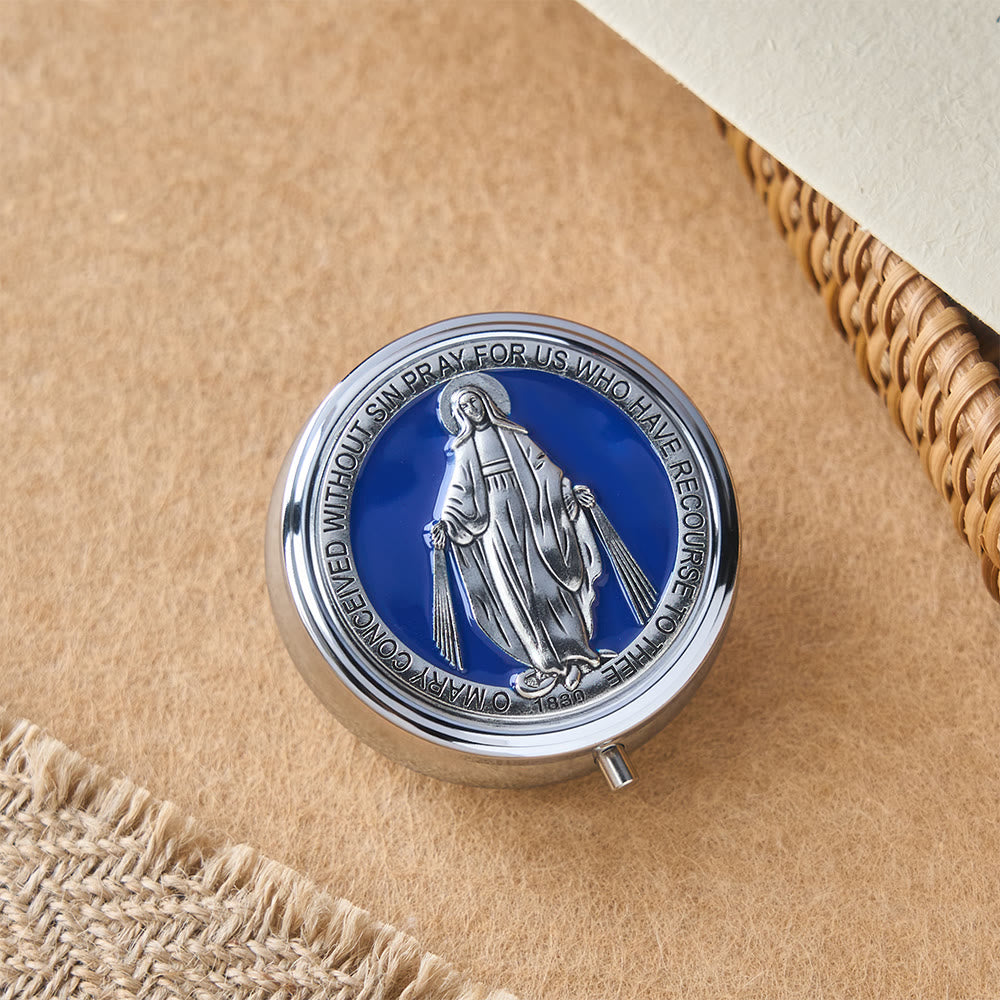 FREE Today: Devotional Rosary with Storage Box: Our Lady Medal and Crucifix for Prayerful Reflection - image 1