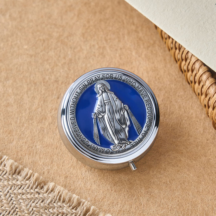 FREE Today: Devotional Rosary with Storage Box: Our Lady Medal and Crucifix for Prayerful Reflection - image 1