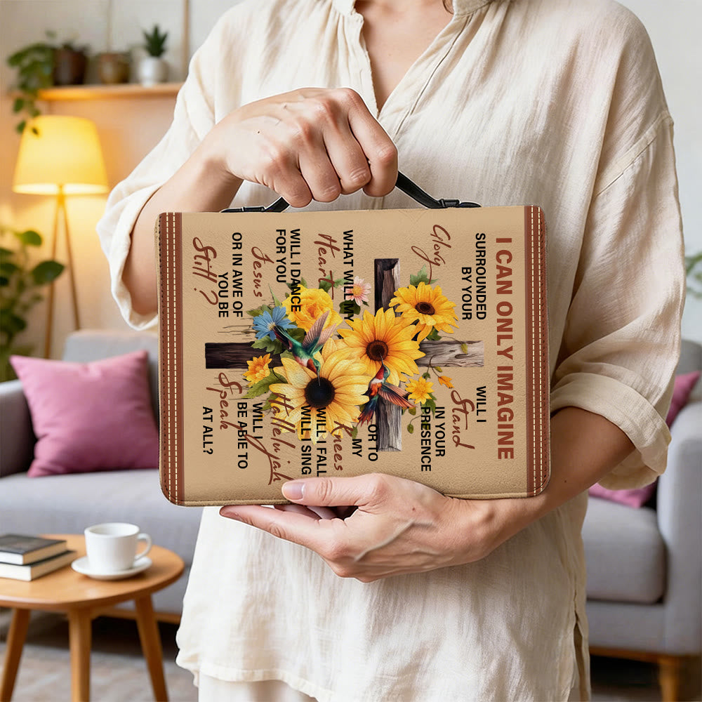 Christianartworkshop I Can Only Imagine Sunflower Bible Cover: Awe for His Glory - image 3