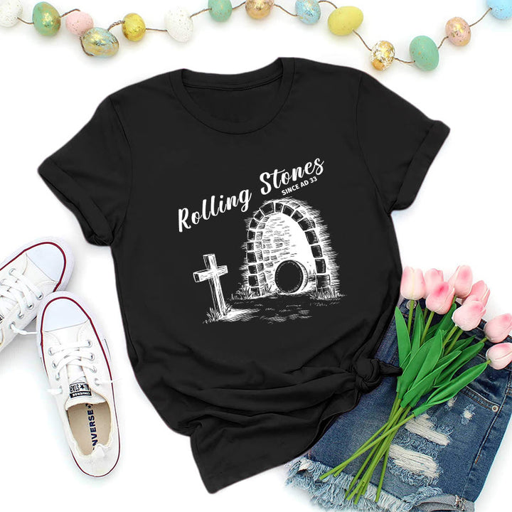 Christianartworkshop Rolling Stones Resurrection Premium T-Shirt - Black - 2XL - image 4