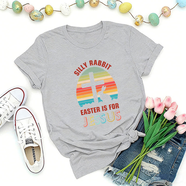 Christianartworkshop Easter Is For Jesus Retro Premium T-Shirt - Grey - 2XL - image 8