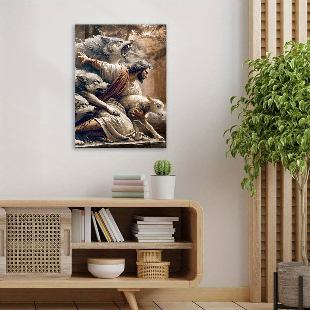 Christianartworkshop Good Shepherd Wall Art Print: Divine Protection & Faithful Devotion - image 9