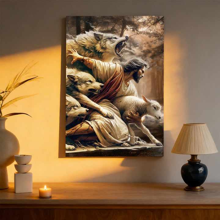 Christianartworkshop Good Shepherd Wall Art Print: Divine Protection & Faithful Devotion - image 7