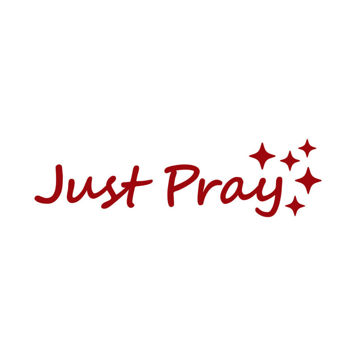 Christianartworkshop Just Pray Star Accent Car Sticker: A Daily Reminder of Prayerful Devotion for Vehicles - Red - Set of 10 - image 10