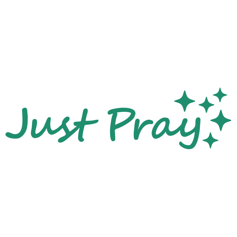 Christianartworkshop Just Pray Star Accent Car Sticker: A Daily Reminder of Prayerful Devotion for Vehicles - Green - Set of 10 - image 11