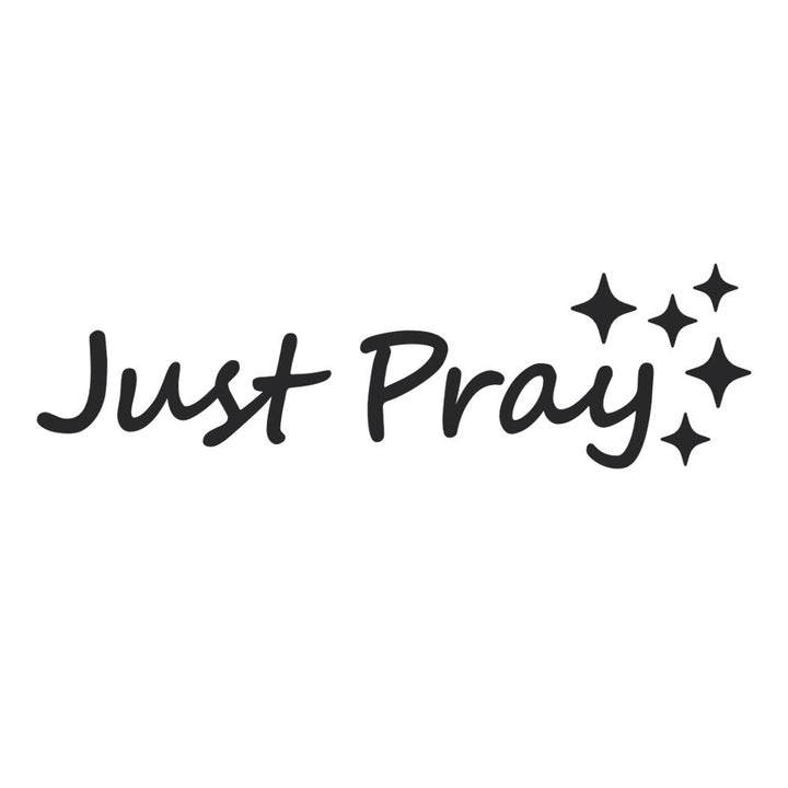 Christianartworkshop Just Pray Star Accent Car Sticker: A Daily Reminder of Prayerful Devotion for Vehicles - image 3