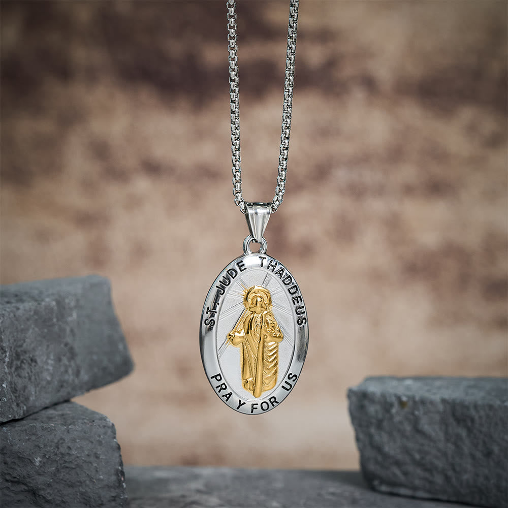 Christianartworkshop St. Jude Thaddeus Pendant Necklace - image 2