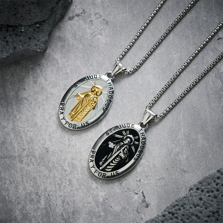 Christianartworkshop St. Jude Thaddeus Pendant Necklace - image 0