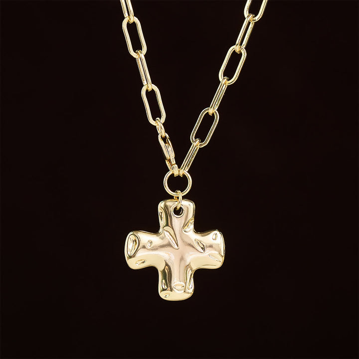 FREE Today: Minimalist Cross Paperclip Link Chain Necklace: A Symbol of Modern Faith & Style - image 5