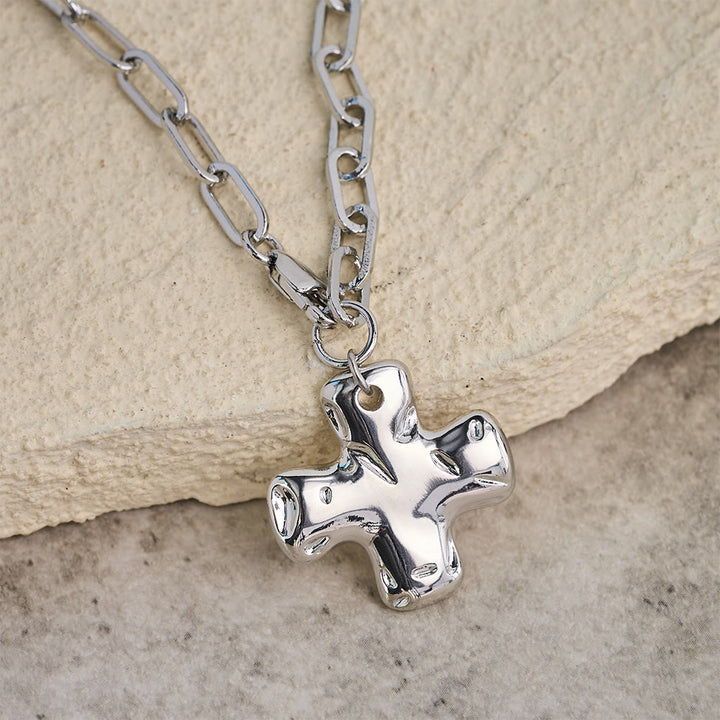 FREE Today: Minimalist Cross Paperclip Link Chain Necklace: A Symbol of Modern Faith & Style - image 8