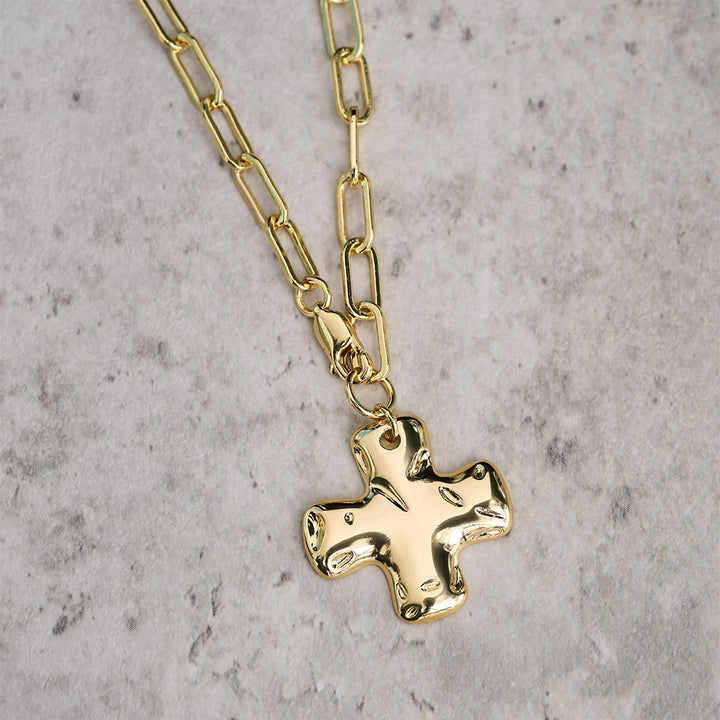 FREE Today: Minimalist Cross Paperclip Link Chain Necklace: A Symbol of Modern Faith & Style - image 4
