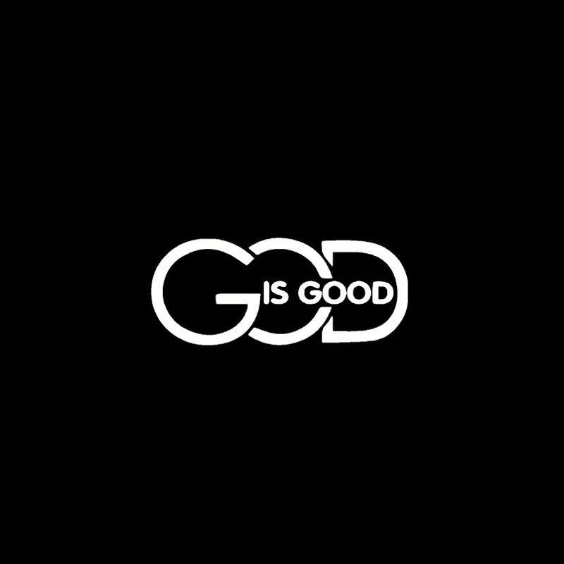 Christianartworkshop GOD IS GOOD Car Decal: Symbol of Faith and Blessing on the Road - image 4