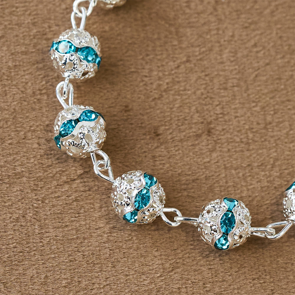 Christianartworkshop Sparkling Bead Pocket Rosary with Our Lady Medal: Symbol of Faith and Grace - image 4