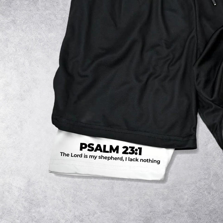 Christianartworkshop Psalm 23 Faithful Shepherd Printed Shorts - image 7