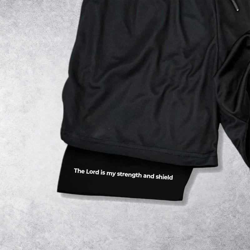 Christianartworkshop The Lord Is My Strength and Shield Knight Performance Shorts - image 16