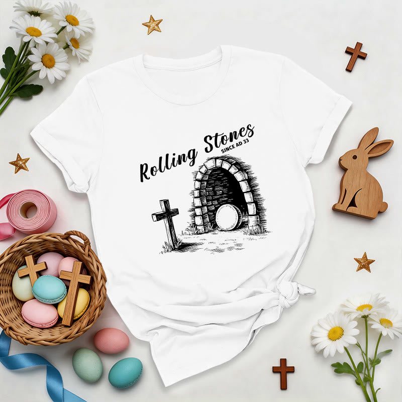 Christianartworkshop Rolling Stones Resurrection Premium T-Shirt - White - 2XL - image 3
