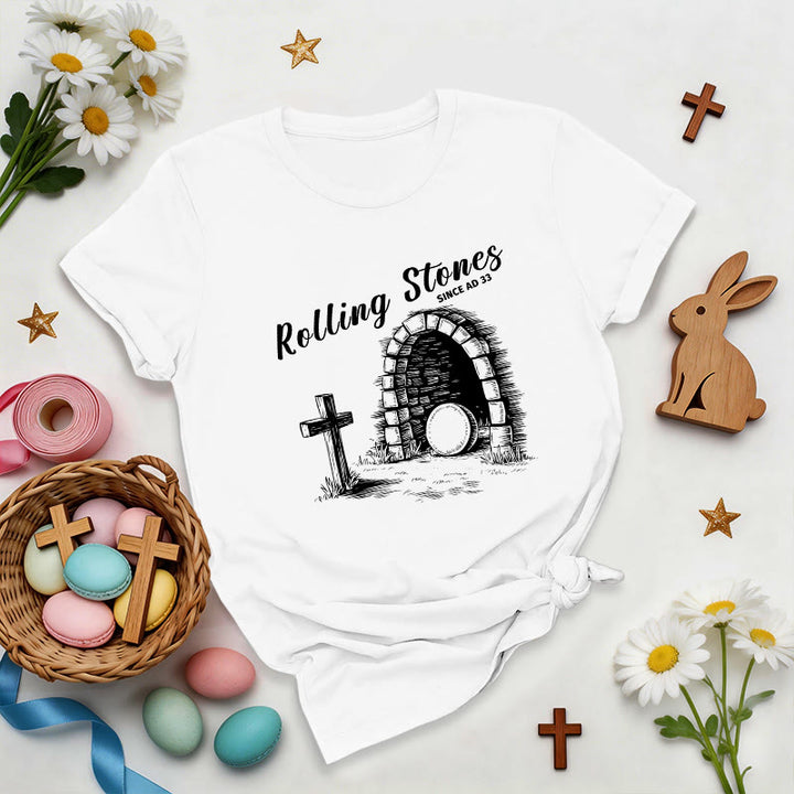 Christianartworkshop Rolling Stones Resurrection Premium T-Shirt - White - 2XL - image 3