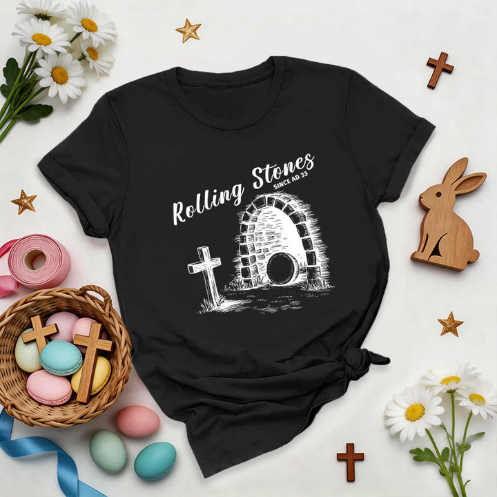 Christianartworkshop Rolling Stones Resurrection Premium T-Shirt - Black - 2XL - image 4