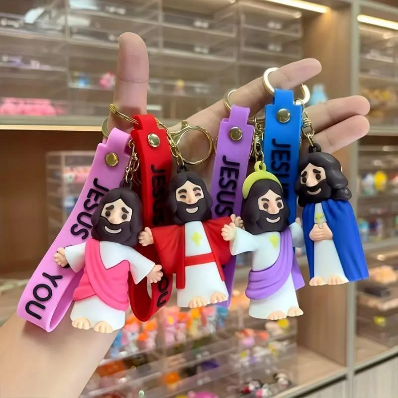 FREE Today: Jesus & JESUS LOVE YOU Heartfelt Daily Accessory Keychain - image 1