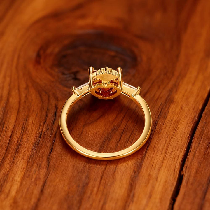 Christianartworkshop Sacred Heart Crystal Ring: A Symbol of Christ’s Unconditional Love - image 3