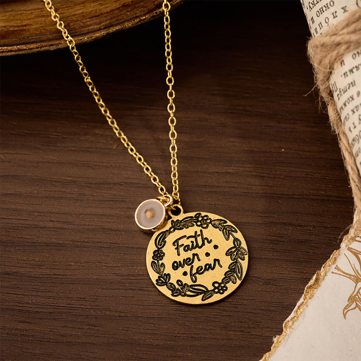 Christianartworkshop Faith Over Fear Mustard Seed Necklace: A Symbol of Courage & Small Faith - image 3