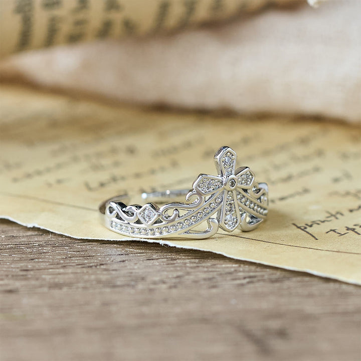 FREE Today: Dual Polished Style Cross-Crown Ring: Carry His Royal Care Close Daily - image 14