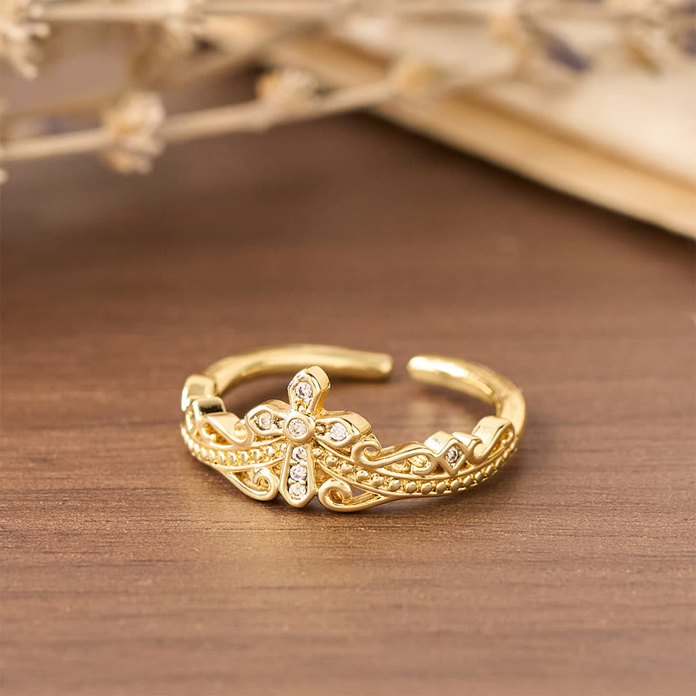 FREE Today: Dual Polished Style Cross-Crown Ring: Carry His Royal Care Close Daily - image 5