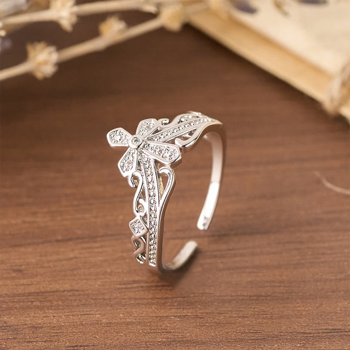 FREE Today: Dual Polished Style Cross-Crown Ring: Carry His Royal Care Close Daily - image 11