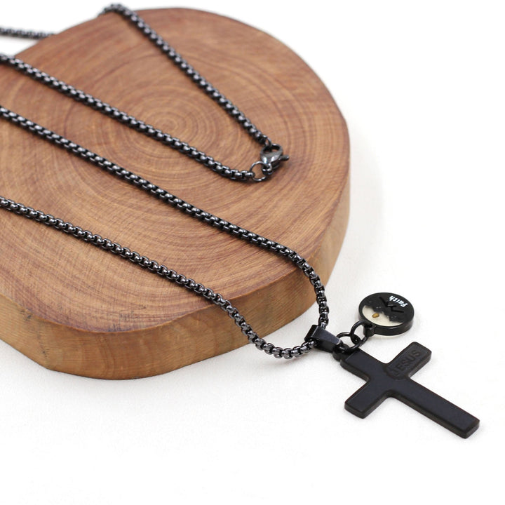 Christianartworkshop Jesus Engraved Mustard Seed Cross Necklace: A Symbol of Christ’s Love & Faith’s Power - image 2