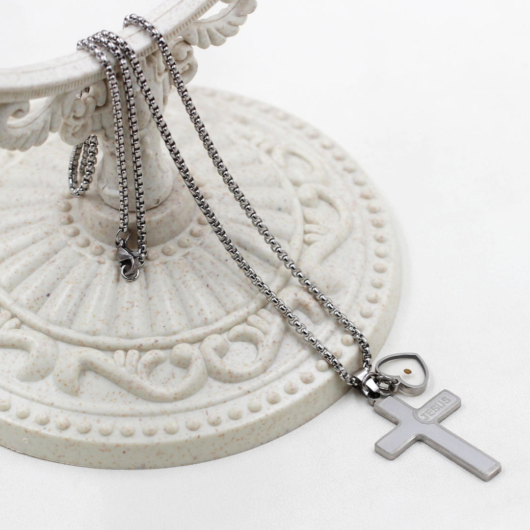 Christianartworkshop Jesus Engraved Mustard Seed Cross Necklace: A Symbol of Christ’s Love & Faith’s Power - image 8