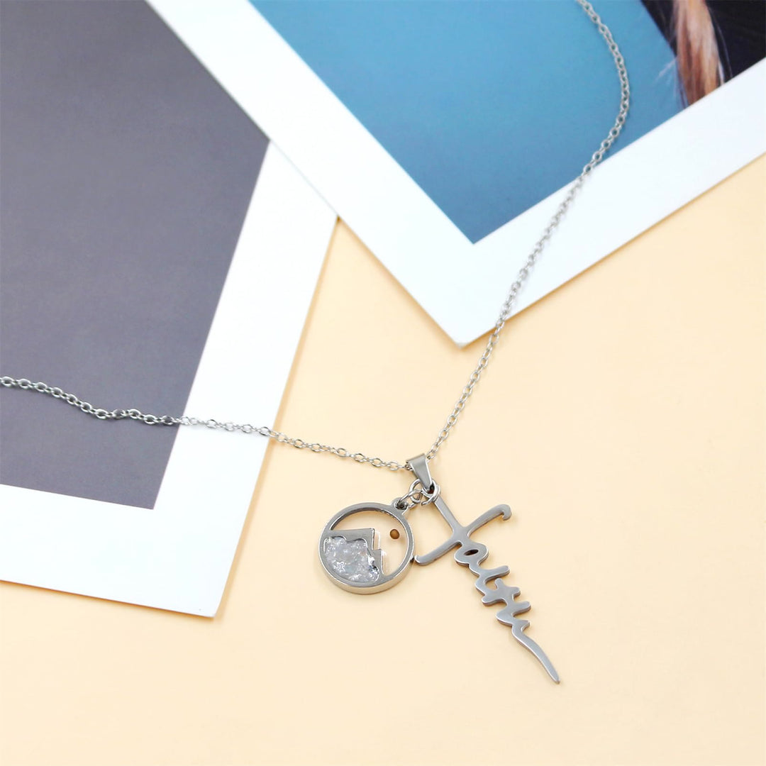Christianartworkshop Faith Script Cross Mustard Seed Necklace: A Symbol of Mountain-Moving Belief - image 10