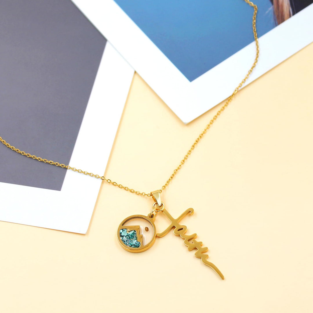 Christianartworkshop Faith Script Cross Mustard Seed Necklace: A Symbol of Mountain-Moving Belief - image 14