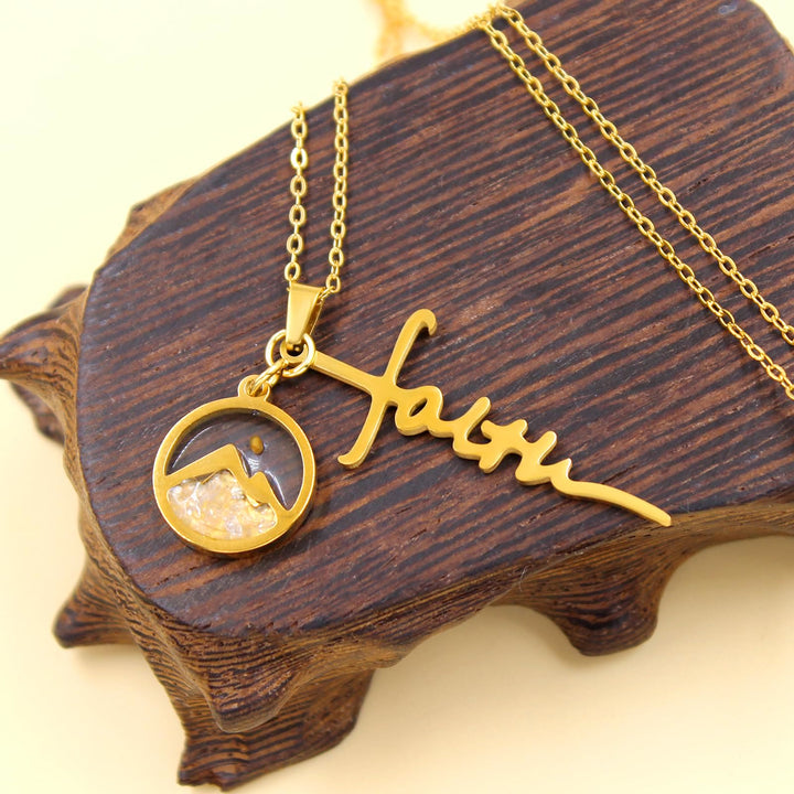 Christianartworkshop Faith Script Cross Mustard Seed Necklace: A Symbol of Mountain-Moving Belief - image 22