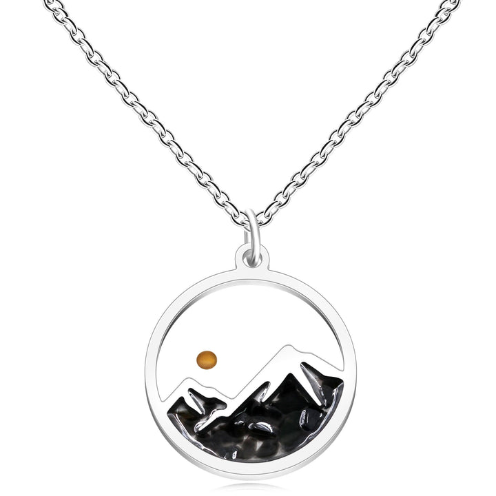 Christianartworkshop Multi-Gemstone Mustard Seed Mountain Necklace: A Symbol of Faith That Moves Mountains - Black - image 20