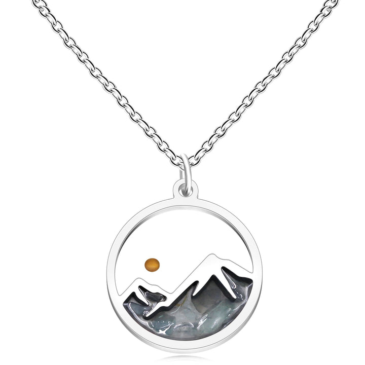 Christianartworkshop Multi-Gemstone Mustard Seed Mountain Necklace: A Symbol of Faith That Moves Mountains - Blue - image 15