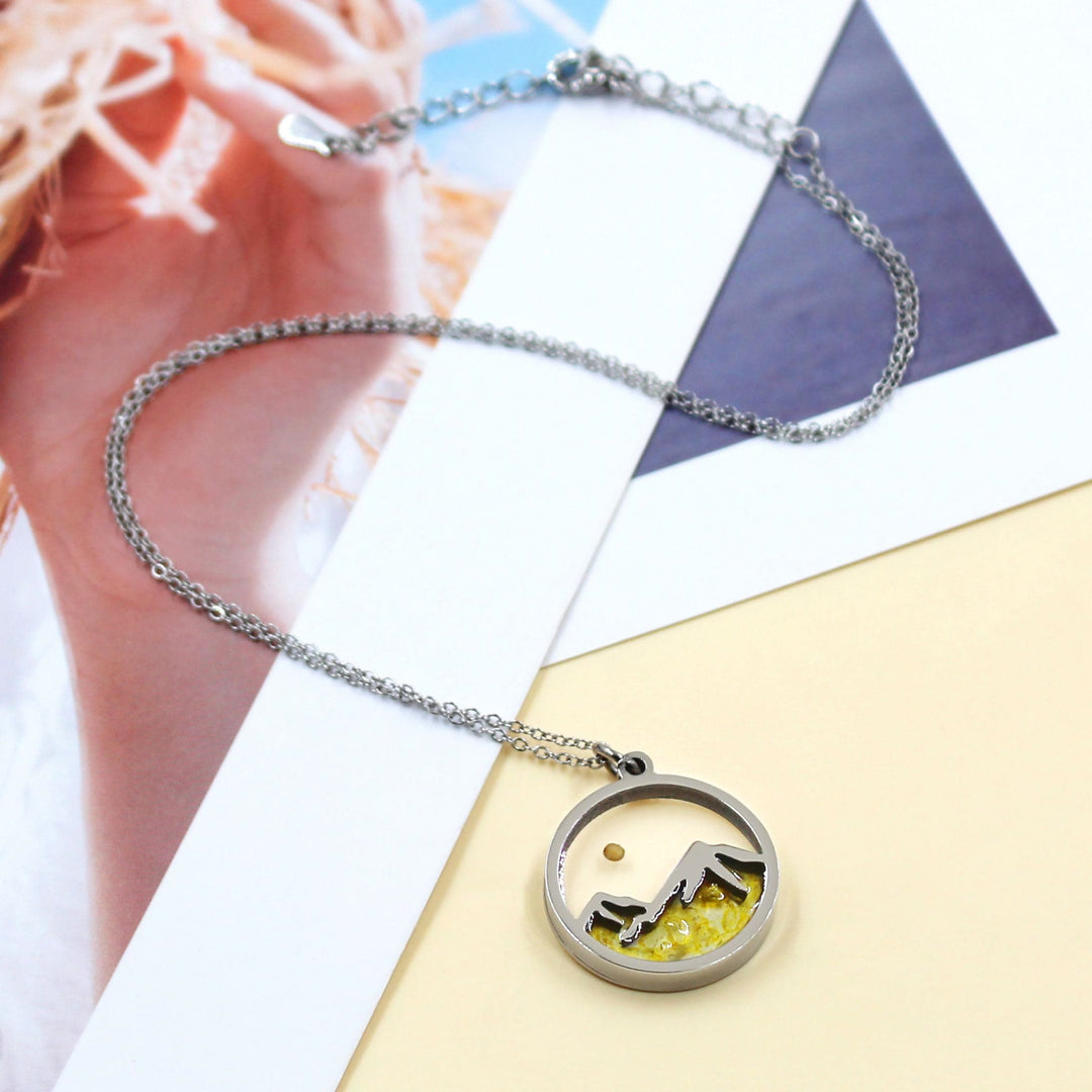 Christianartworkshop Multi-Gemstone Mustard Seed Mountain Necklace: A Symbol of Faith That Moves Mountains - image 8